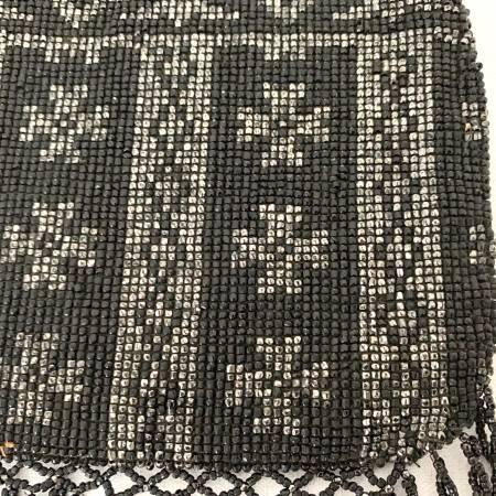 Antique Beaded Crochet Purse 8