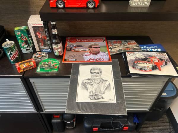 Nascar Sterling Marlin Jeremy Mayfield Casey Atwood memorabilia