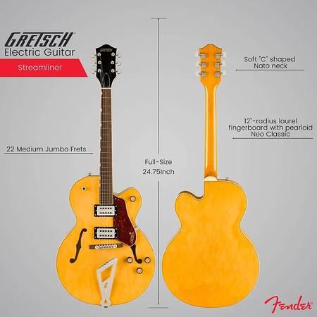 Gretsch G2420 Streamliner Village Amber w/Hardcase NEW! 8