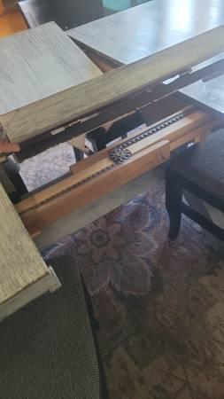 Dining Table with 8 wooden chairs 3