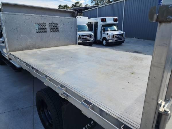 2020 Ford F550 F-550 XL 203" WB 4x4 12ft Stake Bed Flatbed Dump Truck 23
