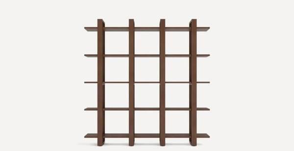 BURROW – Index Double Bookcase (Walnut) 2