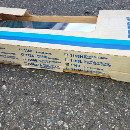 6" x 16" Mirror Head Stainless Steel #1160 3