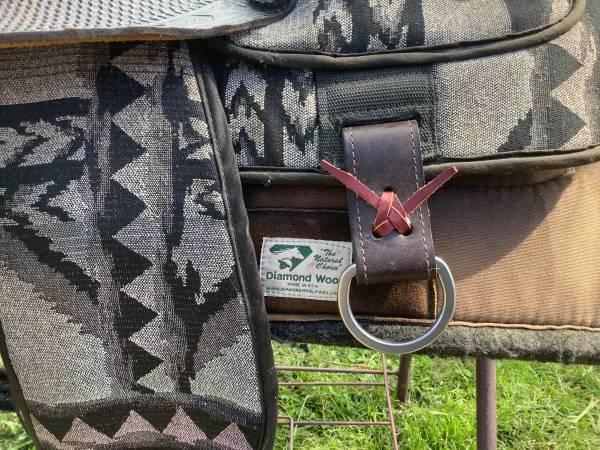 15” starter western saddle, with upgrades and extras 10