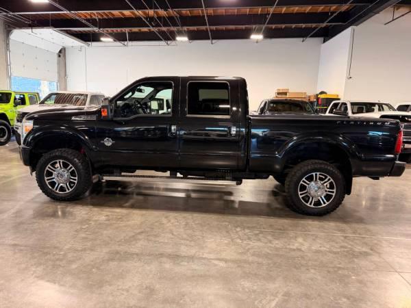 2015 Ford F-350 Super Duty Diesel 4x4 4WD F350 Truck Platinum  4dr Cre 7