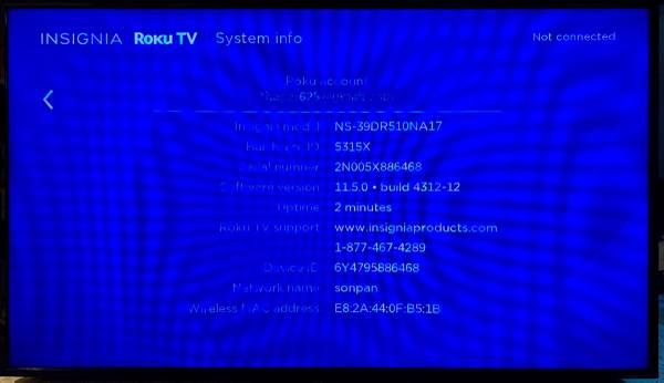 39" Insignia Smart TV 1080p FHD LCD Display w/Wall-mount & Roku Remote 3