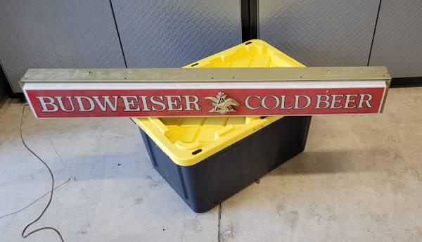 Vintage neon budweiser bar sign 2