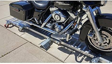 CONDOR Motorcycle Garage Dolly/Trailer Stand w/ Height Assist Footre