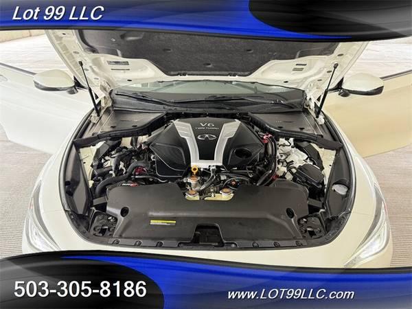 2017 INFINITI Q60 AWD All Wheel Drive Red Sport 400  3.0L Twin Turbo V 23