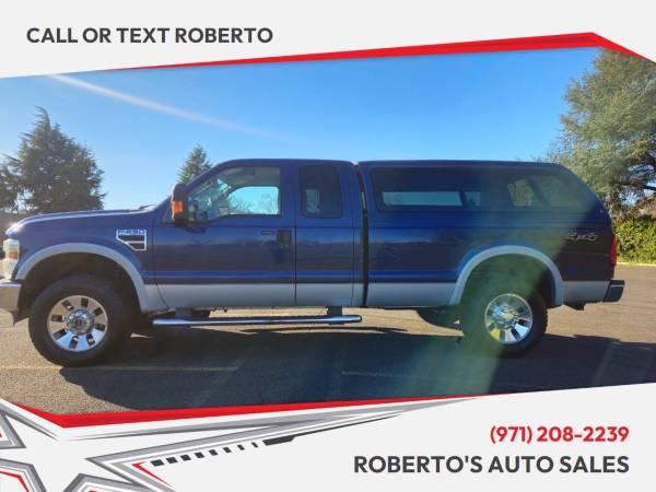 2008 Ford F-250 Super Duty Diesel 4x4 4WD F250 Lariat 4dr SuperCab  SB 4