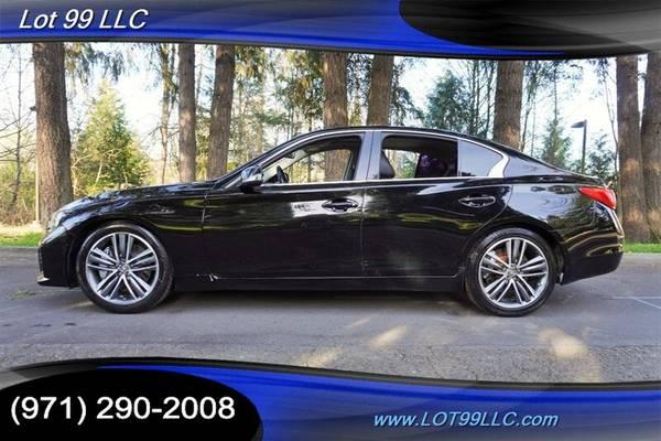 2014 INFINITI Q50  S Sedan Only 116k Heated Leather Seats Moon Roof Sedan