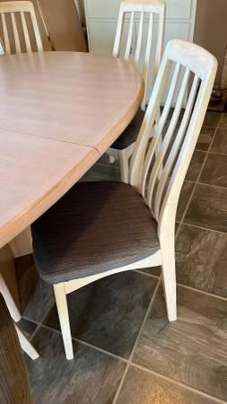 Ansager Mobler Danish Dining Table Star Pedestal W Chairs 7
