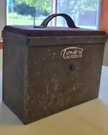 Vintage, "Turn-About Seat & Shell Case"