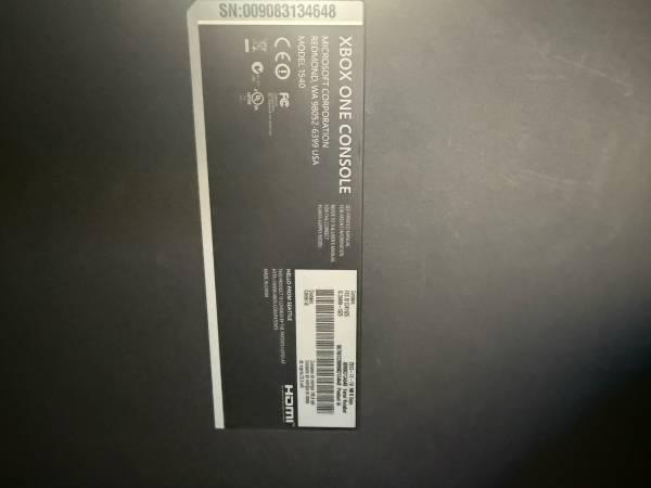 Xbox One Console (Original Model) - No Cables, No Controller - Untested / As-Is 5