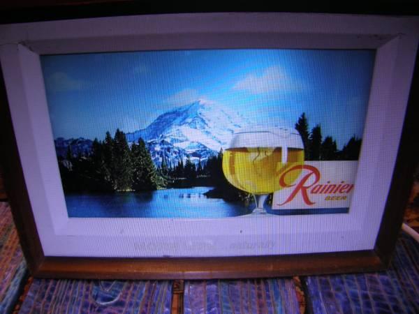 Beer sign Schlitz, RAINIER, Burgermeister, Heidelberg