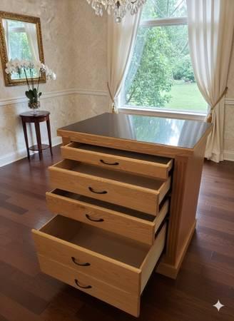 Custom Oak Cabinet