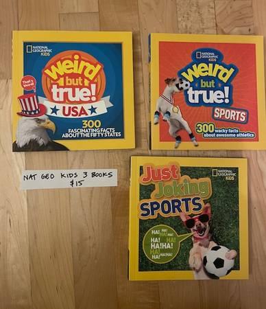 40% off like new National Geographic Kids books