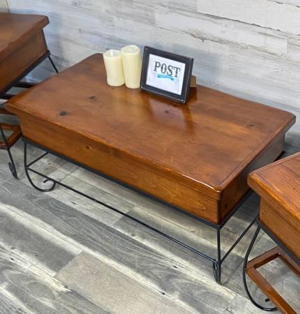 Rustic Storage Coffee Table-delivery available 3