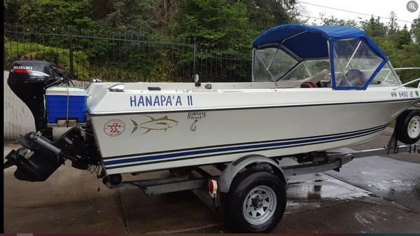 19ft Glasply boat 21