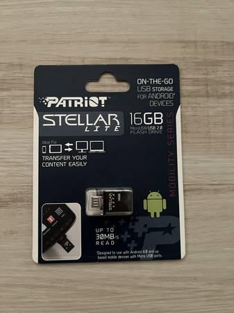 Patriot Stellar Lite 16GB Android Phone Storage Device - New in Box