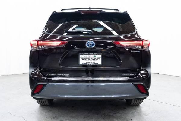 2022 Toyota Highlander Hybrid AWD All Wheel Drive Electric Limited SUV 5