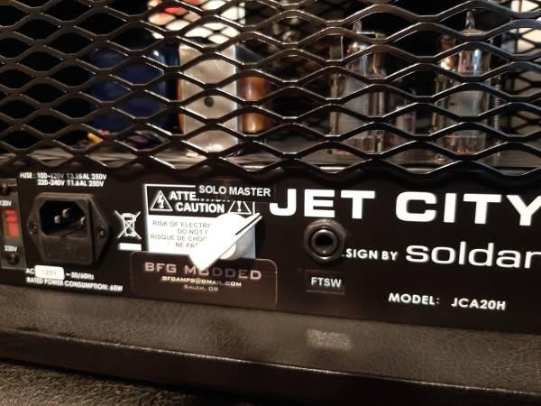 BFG Modded Jet City JCA20H Amplifier with 20lb Hammer Mod 7