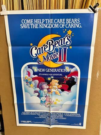 Original movie poster for CARE BEARS MOVIE II: A NEW GENERATION!