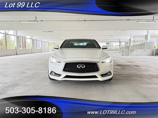 2017 INFINITI Q60 AWD All Wheel Drive Red Sport 400  3.0L Twin Turbo V 4