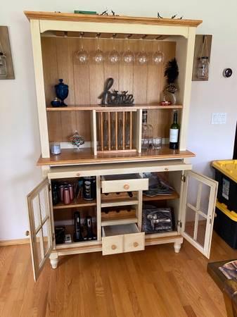 Wine Rack-serving cabinet with storage 3