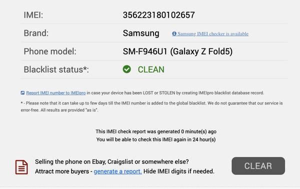 Samsung Z Fold 5 - Icy Blue, 512 GB Unlocked 4