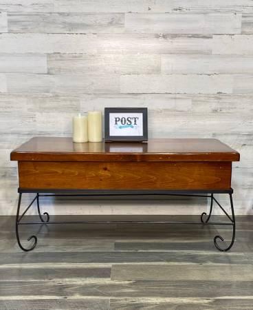 Rustic Storage Coffee Table-delivery available