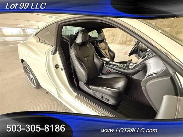 2017 INFINITI Q60 AWD All Wheel Drive Red Sport 400  3.0L Twin Turbo V 18