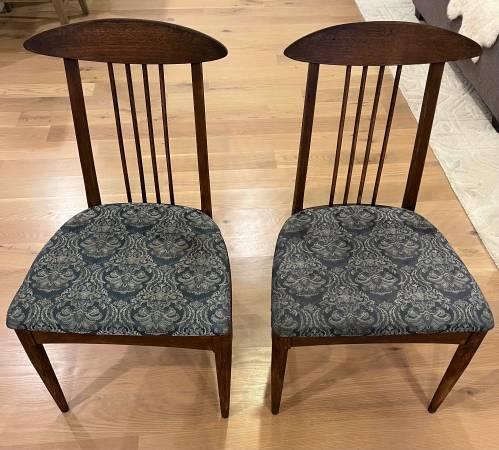 MCM Mid Century Modern Chairs Chair Pair