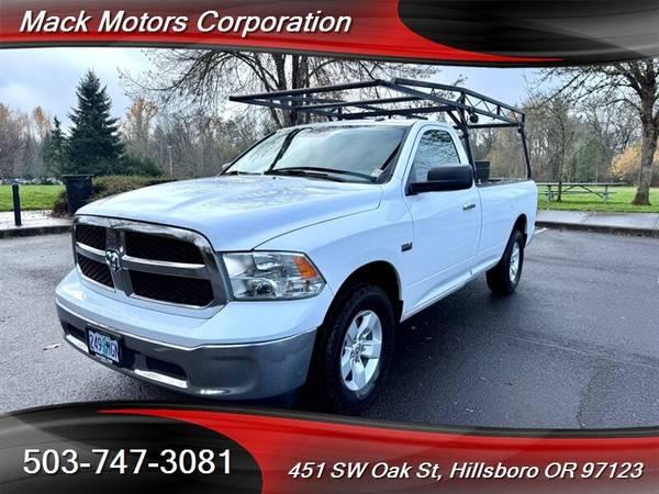 2017 RAM 1500 4x4 4WD Dodge SLT v8 Hemi 8FT Long Bed Rack Storage  Truck