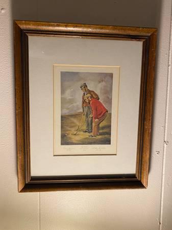 Golf Print Antique