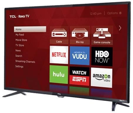 TCL 40” LED Roku TV