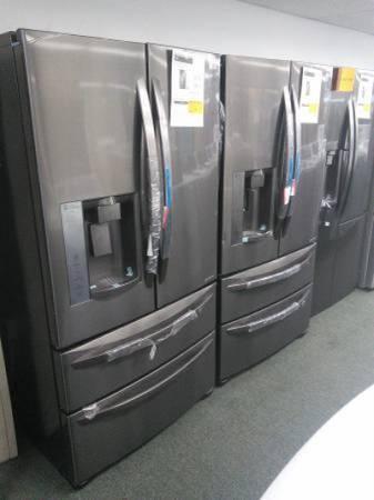 👽🐐 NEW LG SCRATCH & DENT 4 DOORS BLACK STAINLESS REFRIGERATORS