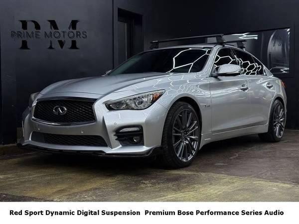 2016 INFINITI Q50 Red Sport 400