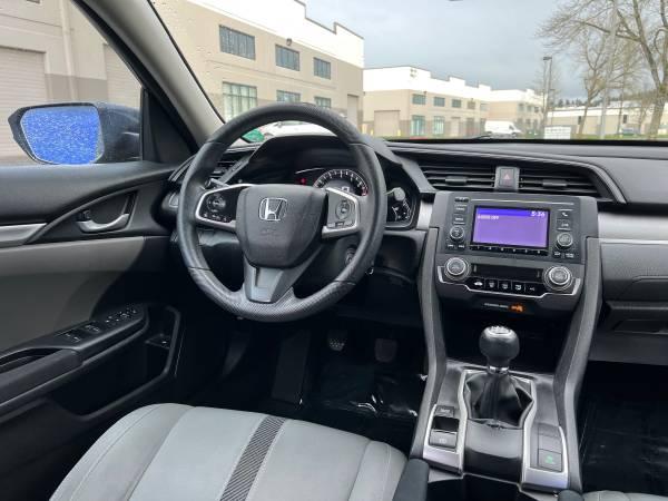 2016 Honda Civic LX 4D 6 Speed Manual *Only 74K Miles & Clean Title* 11