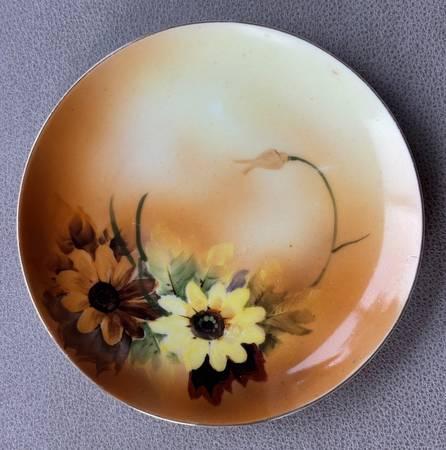 Vintage Nippon Japan S & K (Saji & Kariya) Hand Painted Floral Plates 8