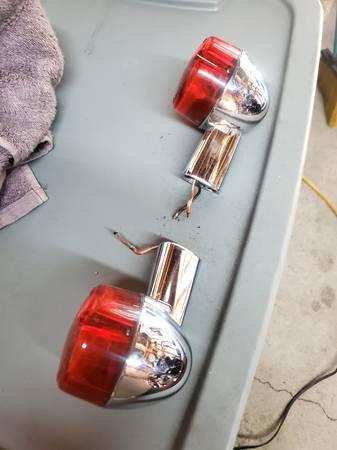 Late 70s Vintage Harley Davidson Rear Lights