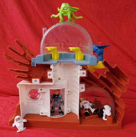 Fisher Price Imaginext Space Moon Station Toy 2008 Target Exclusive 17