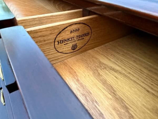 Henkel Harris Mahogany Bombe Dresser 13