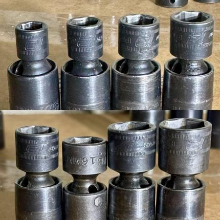 SNAP-ON Metric Impact Swivel Socket 11 piece Set 8
