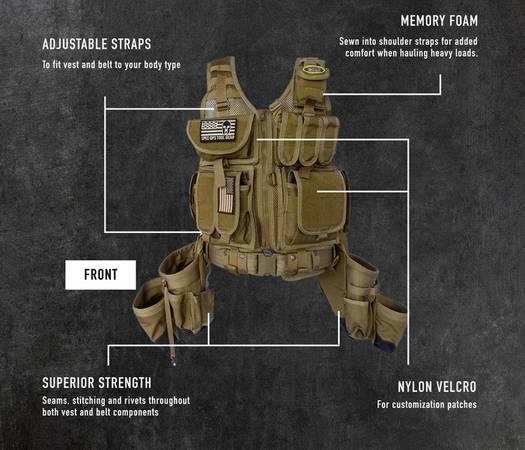 Spec Ops Tan Tool Vest 3