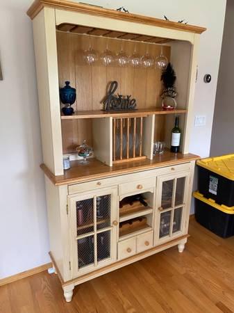 Wine Rack-serving cabinet with storage 2