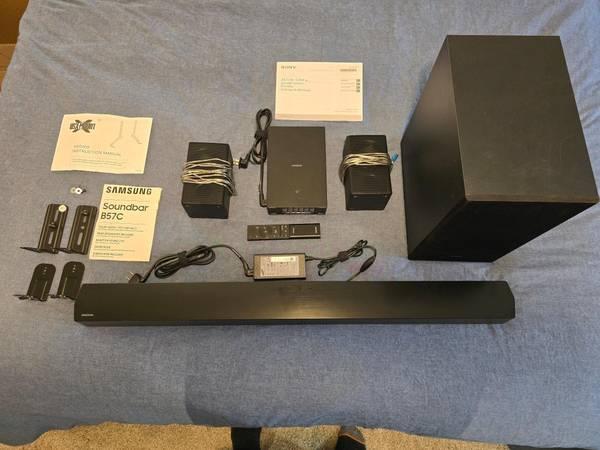 Samsung  S-Series Atmos Soundbar TV Surround Sound System + Mount