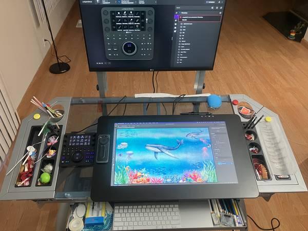 Wacom Cintiq Pro 24 (DTK-2420) with Loupedeck CT