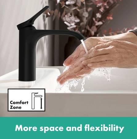 New Chrome Bathroom Faucet by Hansgrohe, with AirPower for less splash 6