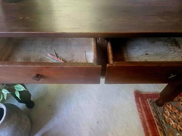 Antique Oak Baker's table (C 1890–1930) 5